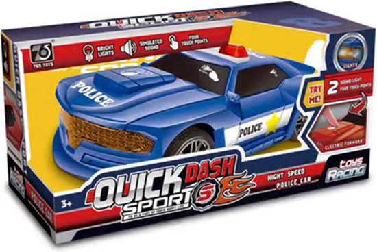 Politie voertuig met licht en geluid van Dickie Toys