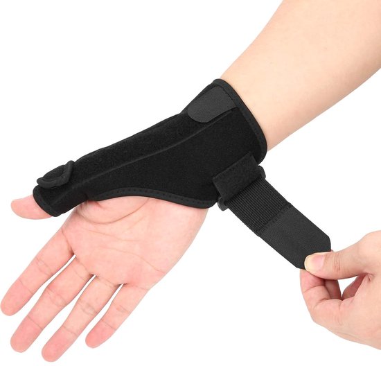 Pols Carpale Tunnel, Verstelbare Vingerstabilisator, Sport Polsveer AntiSprain Protector Voor Duim En Hand, Duimbrace Links Rechterhand