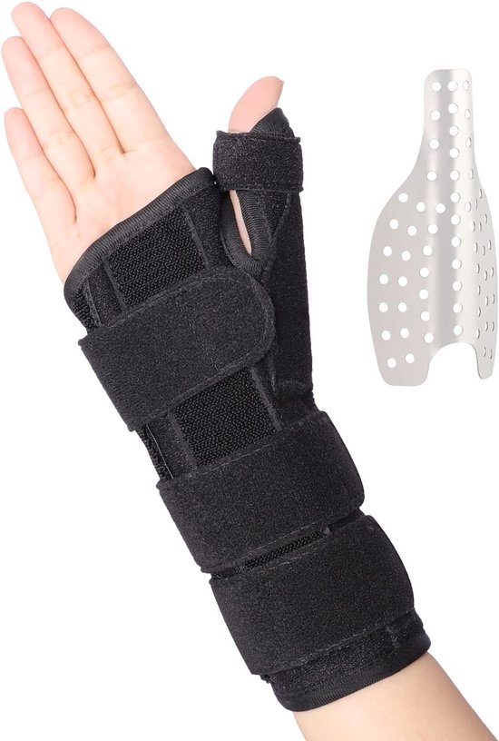 Polsbandage met duimspalk voor de Quervains Tenosynovitis, carpaal tunnelpijn, verstuikingen, artritis, peesschedeontsteking, bandage voor mannen en vrouwen