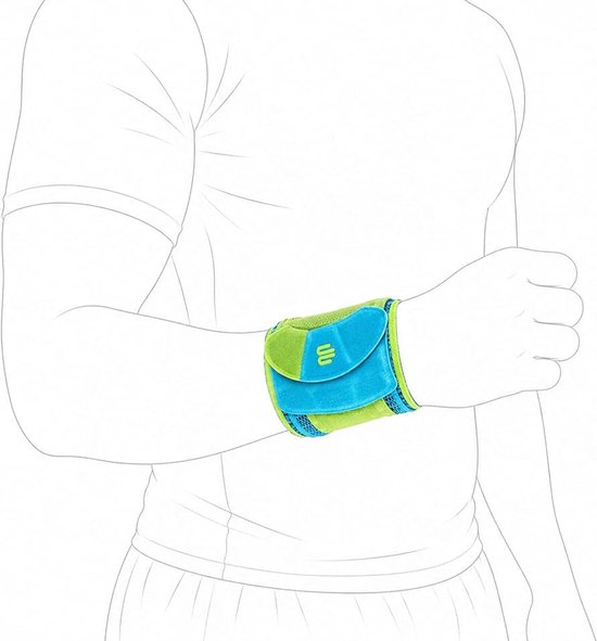Polsbandage "Wrist Strap", 1 polsbandage fitness, uniseks