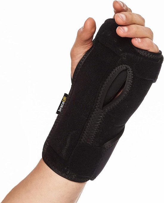 Polsbrace voor Nachtgebruik – Lichtgewicht Spalk met Kussentjes voor Carpaal Tunnel, Handsteun en Pijnverlichting bij Tendinitis en Artritis, voor Dames en Heren