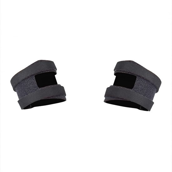 Polssteun, 2 stuks polsband, dun en ademend, geschikt voor Tfcc scheur, Ulnar polspijn, Sprained Peesschede en Gewichtslagende Stam (grijs) (zwart-M)