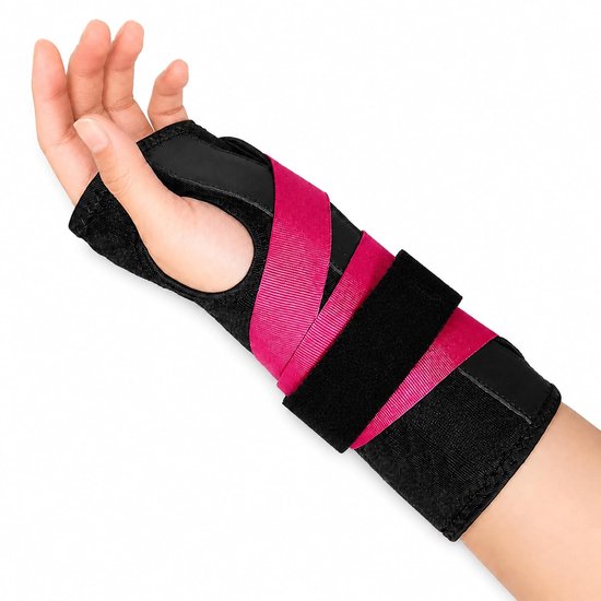 Polssteun Polsspalk Ergonomische Handbrace Voor Rechterhand Met Duimopening Verstelbare Polsband Ondersteuning Voor Dagelijks Gebruik Sport Werk Computer