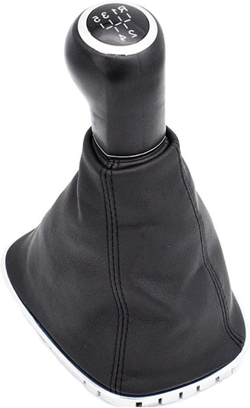 Pookknop 5 Snelheden - Versnellingspook Hendel - Rijervaring Verbeteren - Ergonomisch Ontwerp - 200 Gram - Zwart