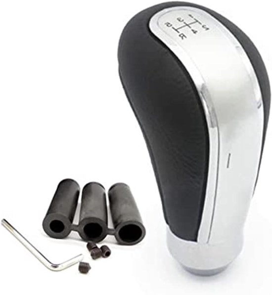 Pookknop 5-Speed - Versnellingspook Hendel - Auto Rijden - Ergonomisch Comfort - 90 mm hoog - Zwart