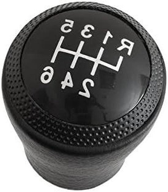 Pookknop 6 Versnellingen - Schakelhendel - Auto Versnellen - Plug en Play Montage - 1 Stuk - Zwart