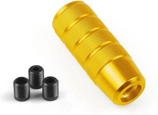 Pookknop Aluminium - Versnellingshendel - Comfortabel Rijden - Universele Pasvorm - 95 MM Lengte - Goud