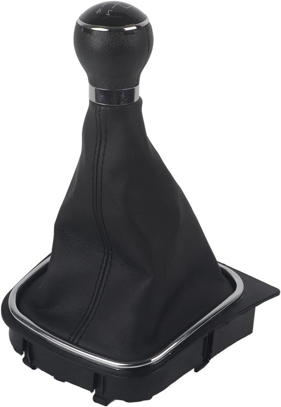 Pookknop Gaiter Set - Schakelpookhoes - Auto Interieur Upgrade - Ergonomisch Ontwerp - 5 Versnellingen - Zwart van Merkloos