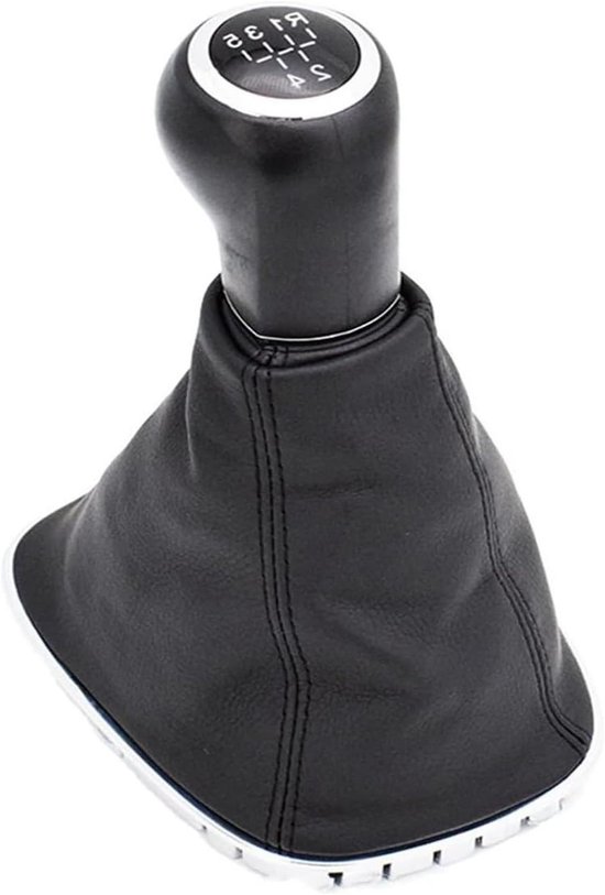 Pookknop Set - Versnellingspook - Auto Interieur - Ergonomisch Ontwerp - 5 Versnellingen - Zwart