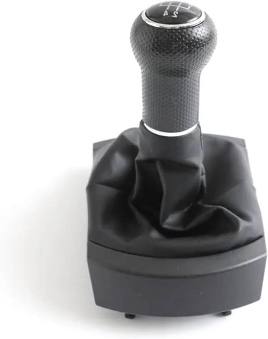 Pookknop Versnellingsbak - Schakelknop Hoes - Auto Interieur - Ergonomisch Ontwerp - 5 Versnellingen - Zwart