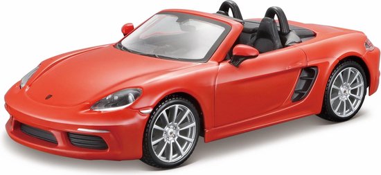 Porsche 718 Boxster Cabriolet Orange van Merkloos