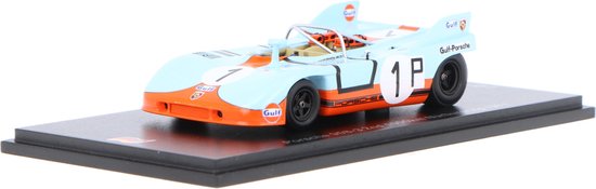 Porsche 908/03 Spark Modelauto 1:43 1971 Pedro Rodriguez / Jo Siffert J. W. Automotive Engineering van Porsche
