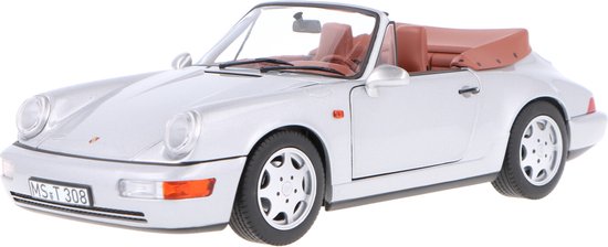 Porsche 911 Carrera 2 Cabriolet (964) Norev Modelauto 1:18 1990 187330 Schaalmodel van Porsche