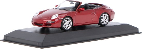 Porsche 911 Carrera S Cabriolet (997) Maxichamps Modelauto 1:43 2005 940063031 Schaalmodel van Porsche
