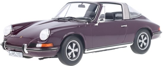 Porsche 911 E Targa Norev Modelauto 1:18 1971 187644 Schaalmodel van Norev