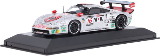 Porsche 911 GT1 Minichamps Modelauto 1:43 1997 Stéphane Ortelli / Allan McNish / Karl Wendlinger van Porsche