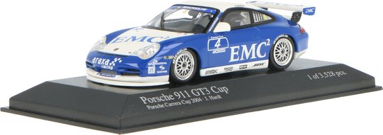 Porsche 911 GT3 Cup EMC Araxa Racing #4 Porsche Carrera Cup 2004 - 1:43 - Minichamps van Porsche