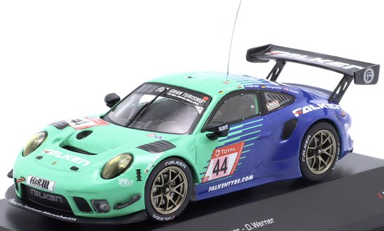 Porsche 911 GT3 R #44 - K.Bachler/J.Bergmeister/M.Ragginger/D.Werner - 24h Nürburgring 2019 - Ixo 1:43 van Porsche
