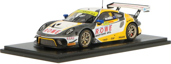 Porsche 911 GT3 R Spark Modelauto 1:43 2019 Earl Bamber Rowe Racing SA211 FIA GT World Cup Macau van Porsche