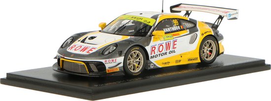 Porsche 911 GT3 R Spark Modelauto 1:43 2019 Laurens Vanthoor Rowe Racing SA210 FIA GT World Cup van Porsche