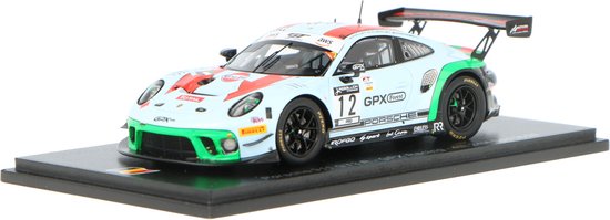 Porsche 911 GT3 R Spark Modelauto 1:43 2020 Matt Campbell / Patrick Pilet / Mathieu Jaminet GPX van Porsche
