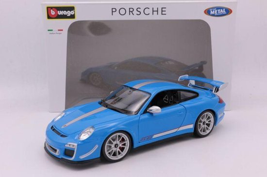 Porsche 911 Gt3 Rs 4.0 2012 Limm. 1:18 blauw van Porsche