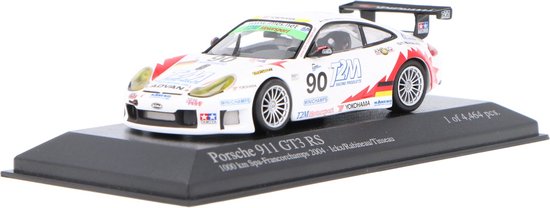 Porsche 911 GT3 RS #90 1000 km Spa-Francorchamps 2004 - 1:43 - Minichamps van Porsche