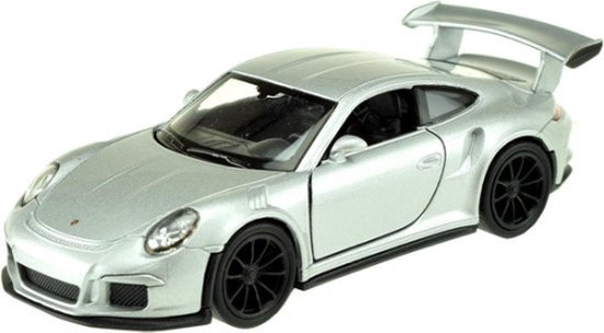 Porsche 911 GT3 RS (Grijs) (10 cm) 1/34 Welly [Modelauto - Schaalmodel - Miniatuurauto] van Porsche