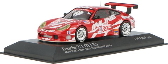 Porsche 911 GT3 RS Minichamps Modelauto 1:43 2003 Oswaldo Negri Jr. / Burt Frisselle / Spencer van Porsche