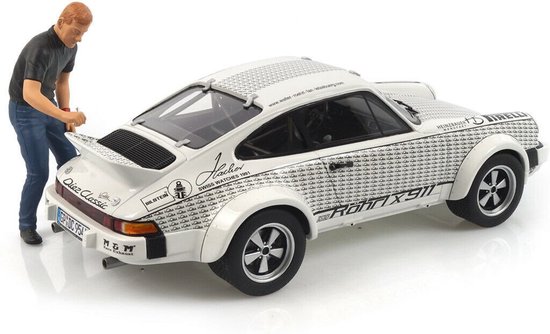 Porsche 911 'Röhrl x 911' + Figur - 1:18 - Schuco van Porsche
