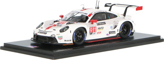 Porsche 911 RSR Spark Modelauto 1:43 2020 Matt Campbell / Fréderic Makowiecki / Nick Tandy Porsche van Porsche