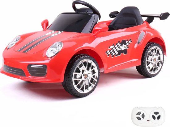 Porsche 911-Stijl - Elektrische Kinderauto 12V - 1 tot 5 jaar - Rood van Porsche