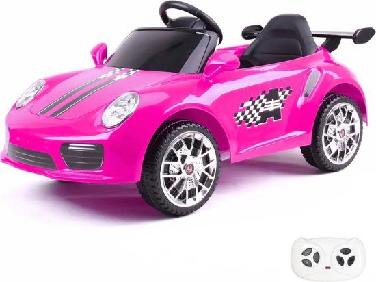 Porsche 911-Stijl - Elektrische Kinderauto 12V - 1 tot 5 jaar - Roze van Porsche
