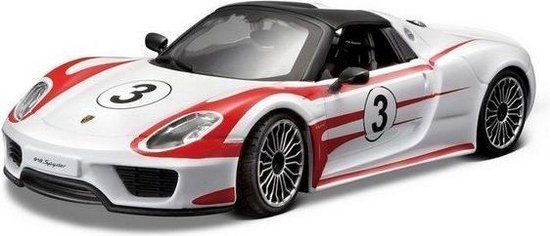 Porsche 918 Weissach #3 - 1:24 - Bburago van Merkloos