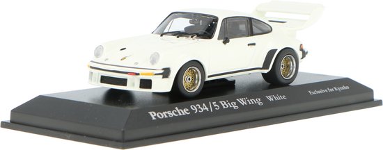 Porsche 934/5 Big Wing *Exclusive for Kyosho* Kyosho Modelauto 1:43 1985 03174W Schaalmodel van Porsche
