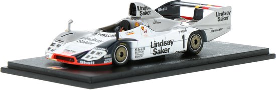 Porsche 936/80 Spark Modelauto 1:43 1982 Giorgio Francia / Bob Wollek Lindsay Sakers - Joest van Porsche