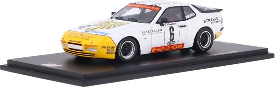 Porsche 944 Turbo Spark Modelauto 1:43 1986 Joachim Winkelhock Strähle Tratex Racing Team SG830 van Porsche