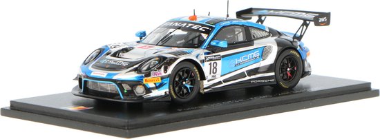 Porsche GT3 R Spark Modelauto 1:43 2021 Josh Burdon / Alexandre Imperatori / Edoardo Liberati KCMG van Porsche