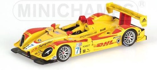 Porsche RS Spyder #7 ALMS Long Beach 2007 - 1:43  - Minichamps van Porsche