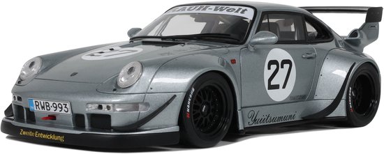Porsche RWB Yuiitsumuni (Silver) 1:18 GT-Spirit GT522 van Merkloos