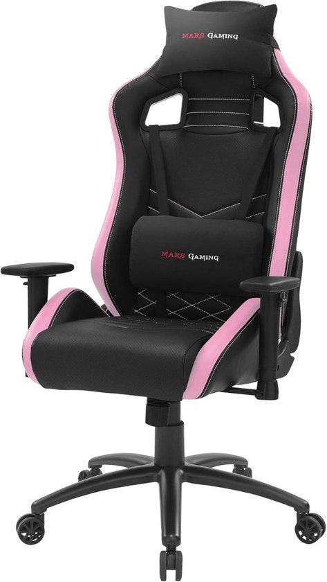 Premium Gaming Stoel Roze - Ademend PU Leer & Ergonomisch Comfort van Merkloos