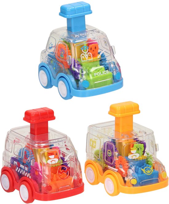 Press en Go Tandwielen Auto van Merkloos