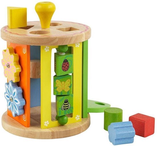 Primi Passi – Educatief Houtenspeelgoed – Activiteiten Roller – Vormenstoof – +12 maanden van Primi Passi