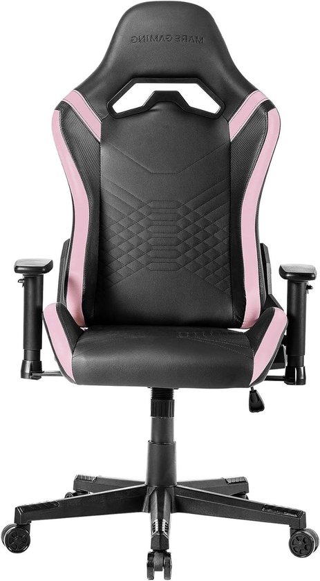 Professionele Gamestoel - Ergonomische Stoel - Comfortabel Zitten - Verstelbare Rugleuning - Tot 150kg - Roze