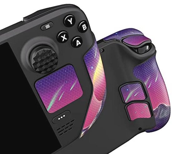 Professionele Grip Pads voor Steam Deck - Anti-slip Rubber Handgrepen en Stickers van Merkloos