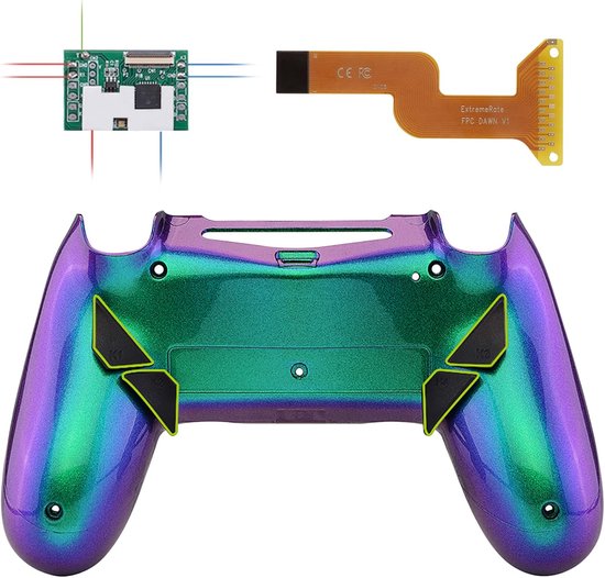 Programmeerset Controller - Remap Kit - E-sport Toernooien - 4 Extra Knoppen - 165x115x55 cm - Kameleon Groen Paars van Merkloos