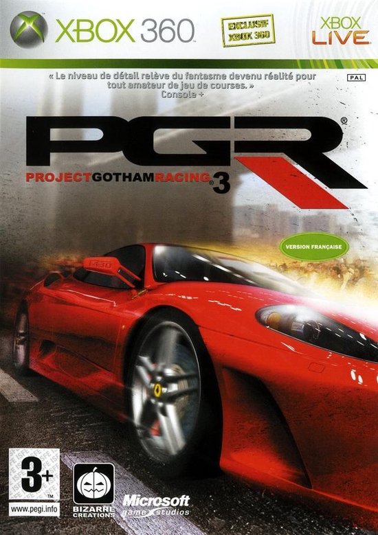 Project Gotham Racing PGR 3 van Xbox