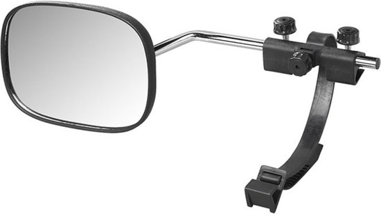 ProPlus Caravanspiegel - Opzetspiegel - Verstelbaar - Universeel voor Links en Rechts - 41 x 14 x 9 cm - Caravan Accessoires - E57-type keurmerk - Zwart - 1 stuk van ProPlus