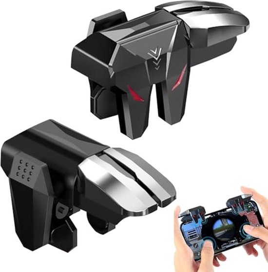 PUBG mobiele gamecontroller, L1R1 Trigger Trigger Gamepad voor telefoon, Controller Trigger Portable Gamepad Universele joystick voor Android en iOS