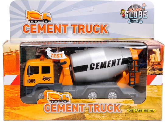 Pull Back Cementwagen met Licht & Geluid van Merkloos